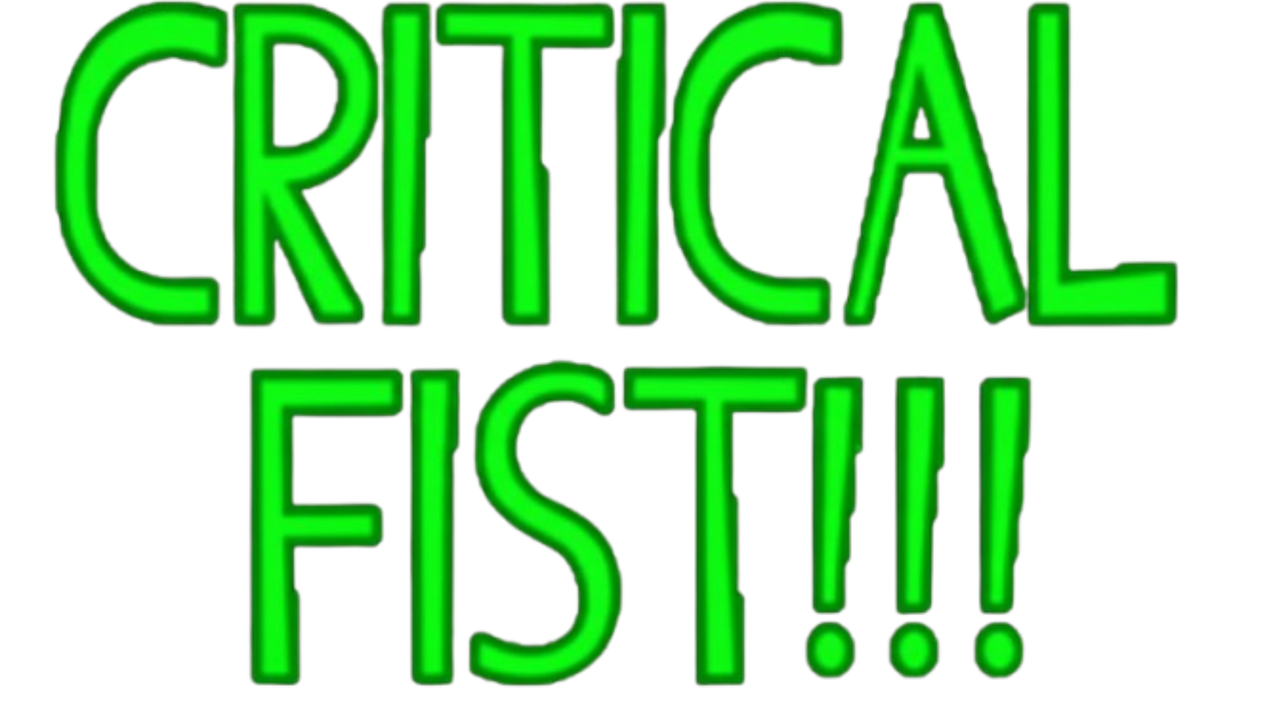 Critical fist launch art